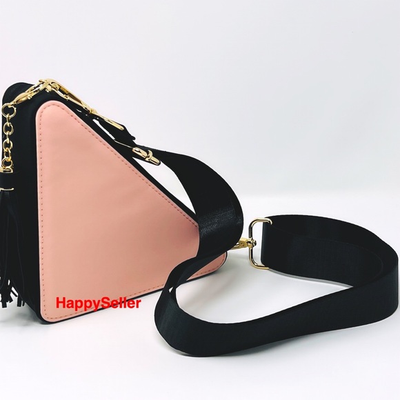 Prada Purse Triangle Pouch Converted to Crossbody Converted Adjustable Strap NEW - Picture 9 of 12
